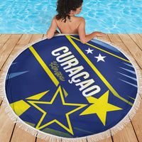 Country of Curacao Beach Blanket Proud of Our Flag