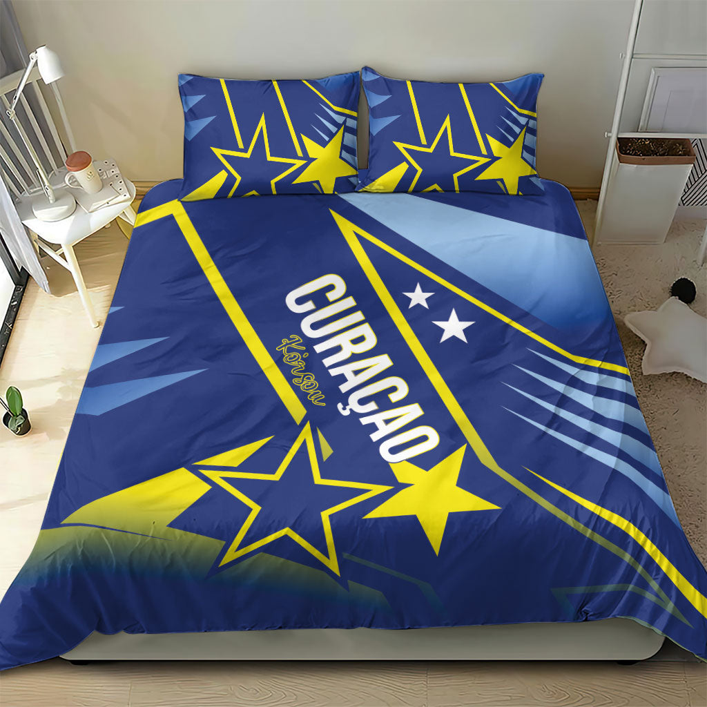Country of Curacao Bedding Set Proud of Our Flag