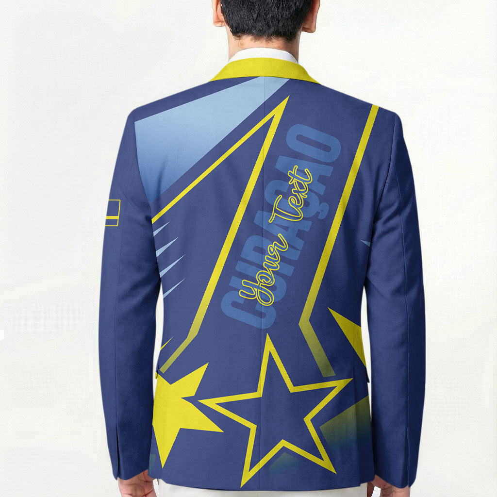 Personalized Country of Curacao Blazer Proud of Our Flag