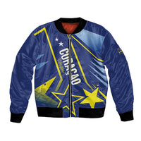 Personalized Country of Curacao Bomber Jacket Proud of Our Flag