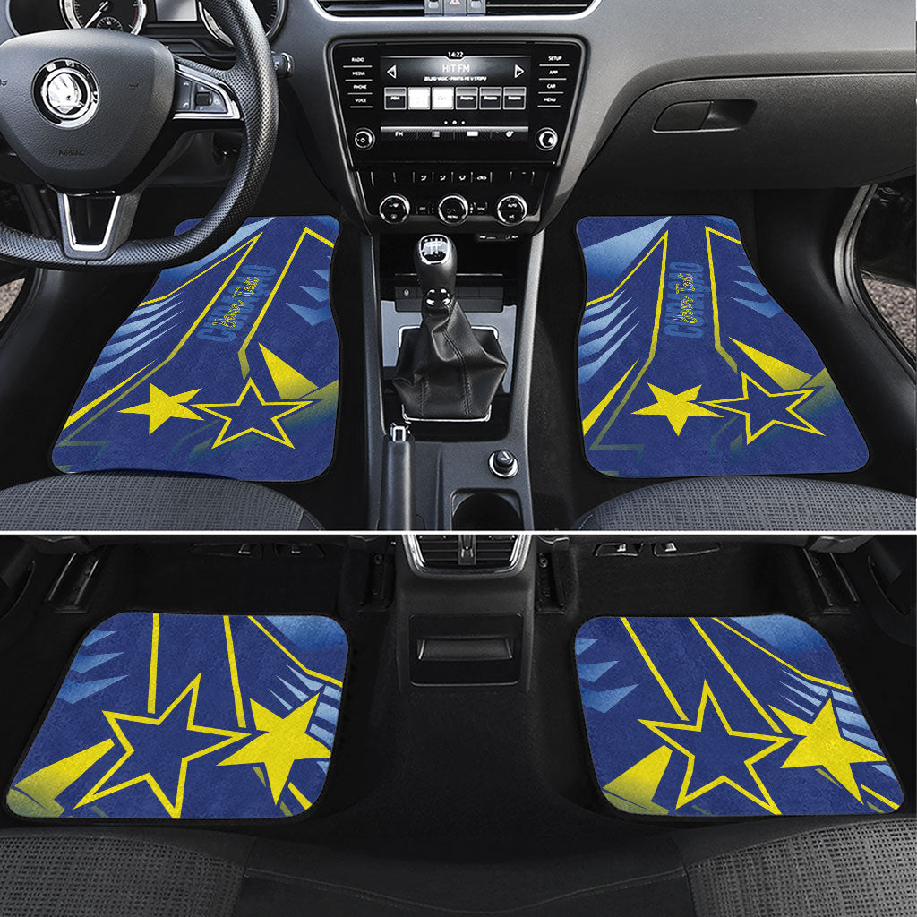Personalized Country of Curacao Car Mats Proud of Our Flag