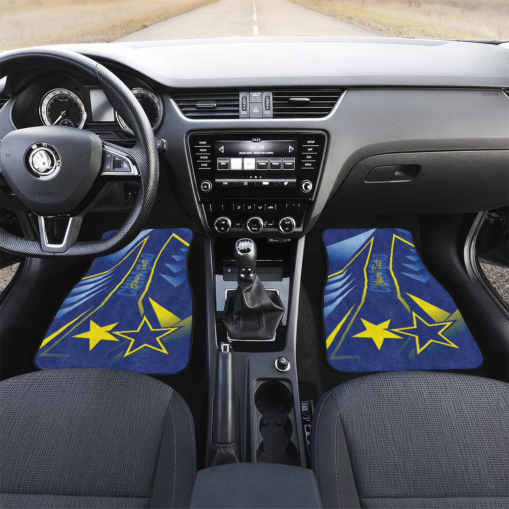Personalized Country of Curacao Car Mats Proud of Our Flag