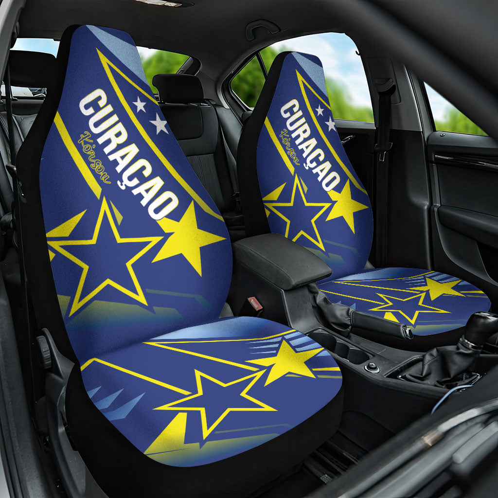 Country of Curacao Car Seat Cover Proud of Our Flag