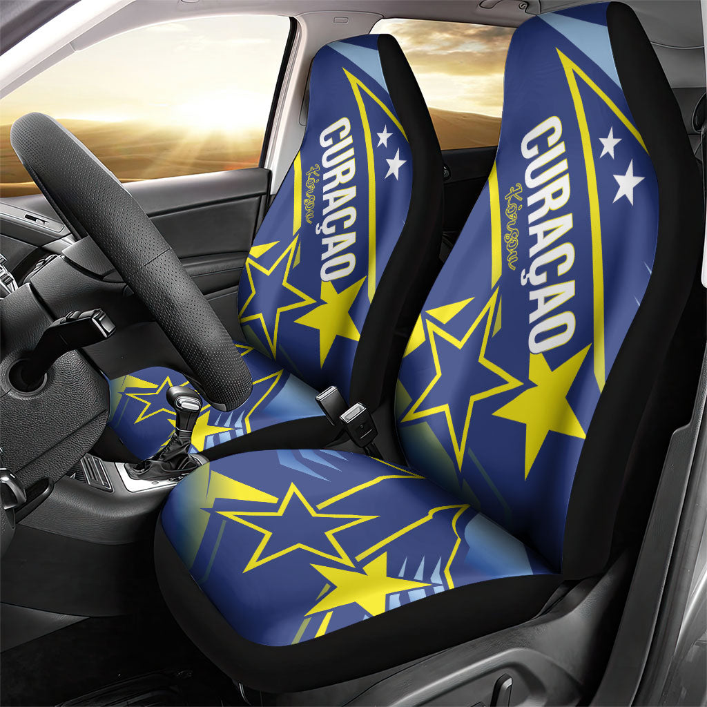 Country of Curacao Car Seat Cover Proud of Our Flag