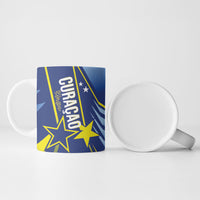 Personalized Country of Curacao Ceramic Mug Proud of Our Flag