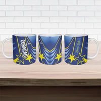 Personalized Country of Curacao Ceramic Mug Proud of Our Flag