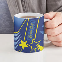 Personalized Country of Curacao Ceramic Mug Proud of Our Flag