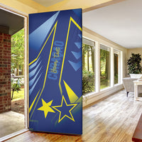 Personalized Country of Curacao Door Cover Proud of Our Flag