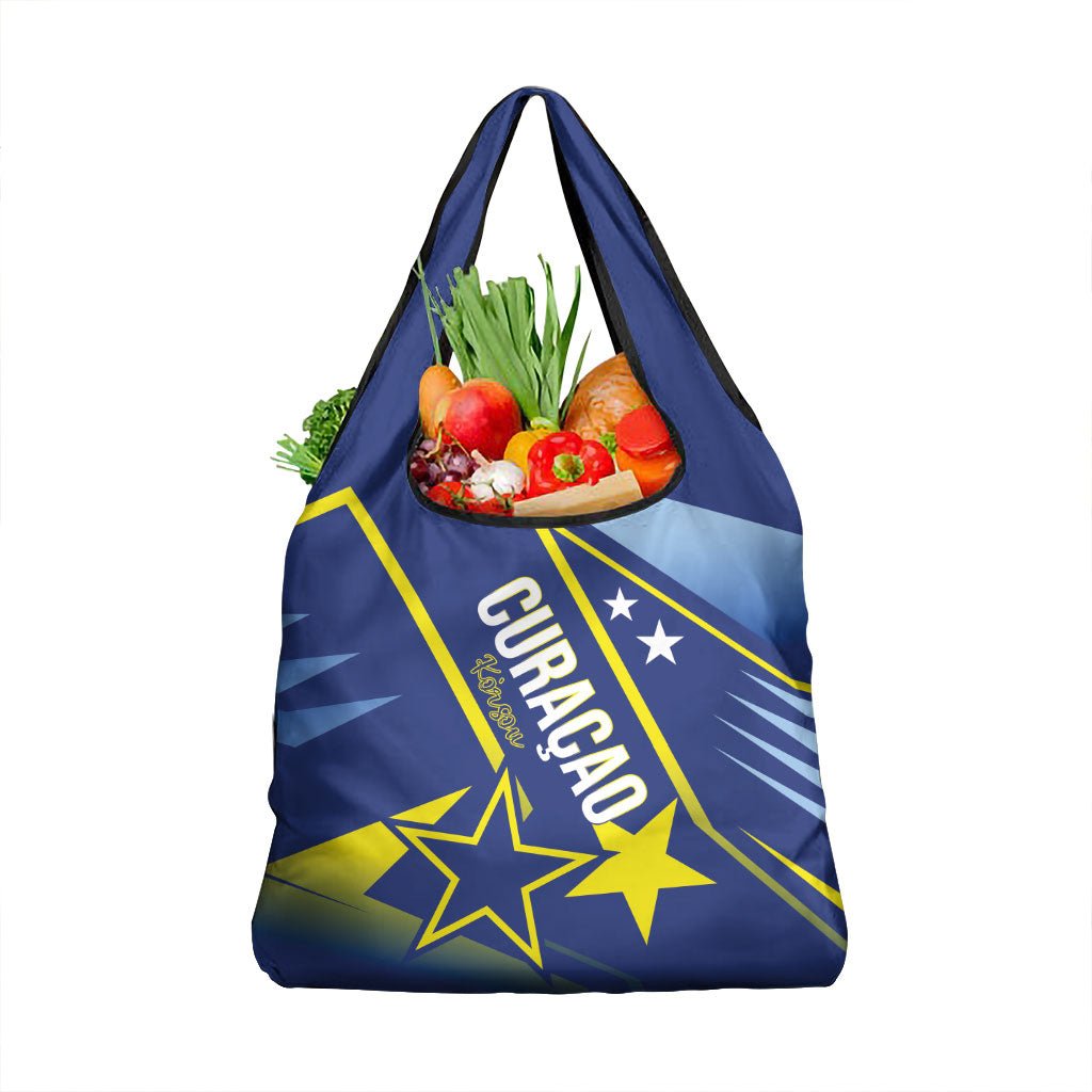 Country of Curacao Grocery Bag Proud of Our Flag