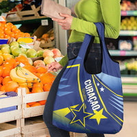 Country of Curacao Grocery Bag Proud of Our Flag
