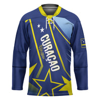 Personalized Country of Curacao Hockey Jersey Proud of Our Flag