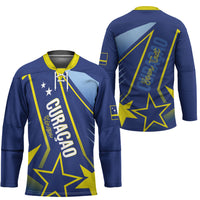 Personalized Country of Curacao Hockey Jersey Proud of Our Flag