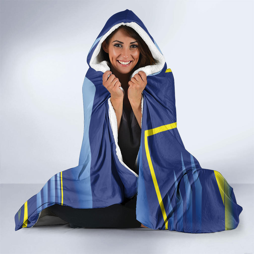 Country of Curacao Hooded Blanket Proud of Our Flag