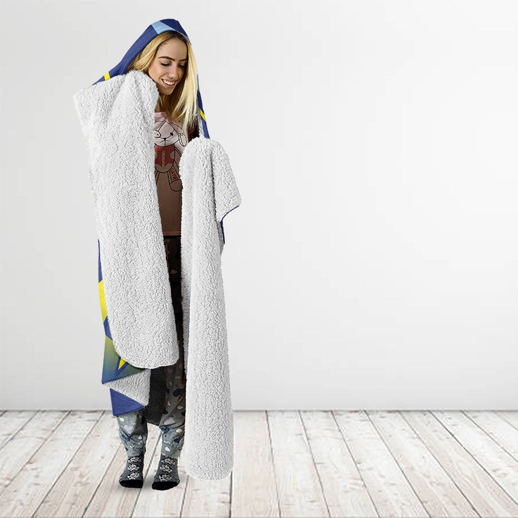 Country of Curacao Hooded Blanket Proud of Our Flag
