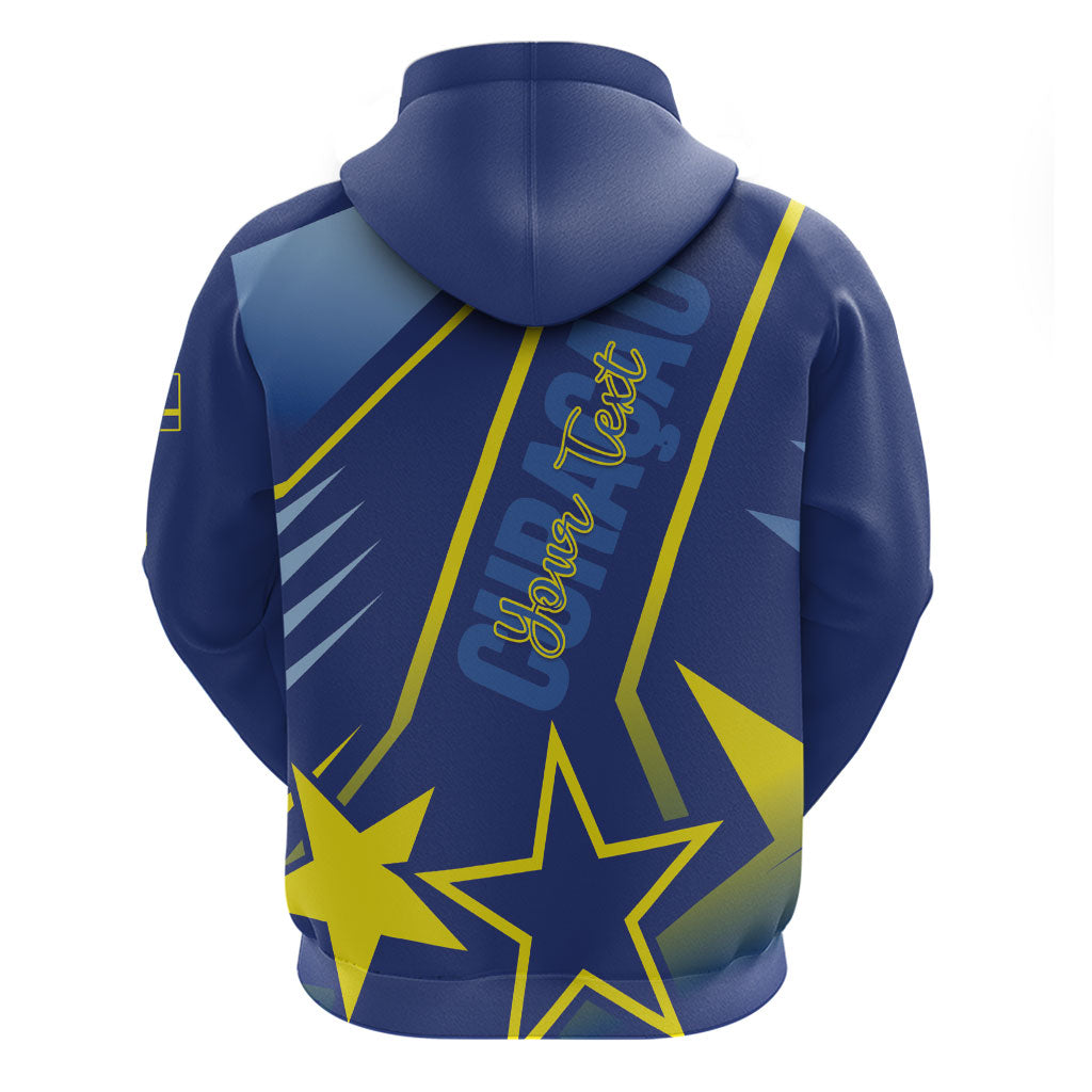 Personalized Country of Curacao Hoodie Proud of Our Flag