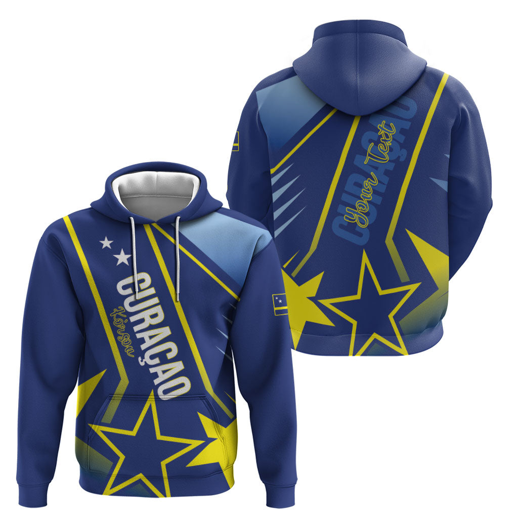 Personalized Country of Curacao Hoodie Proud of Our Flag