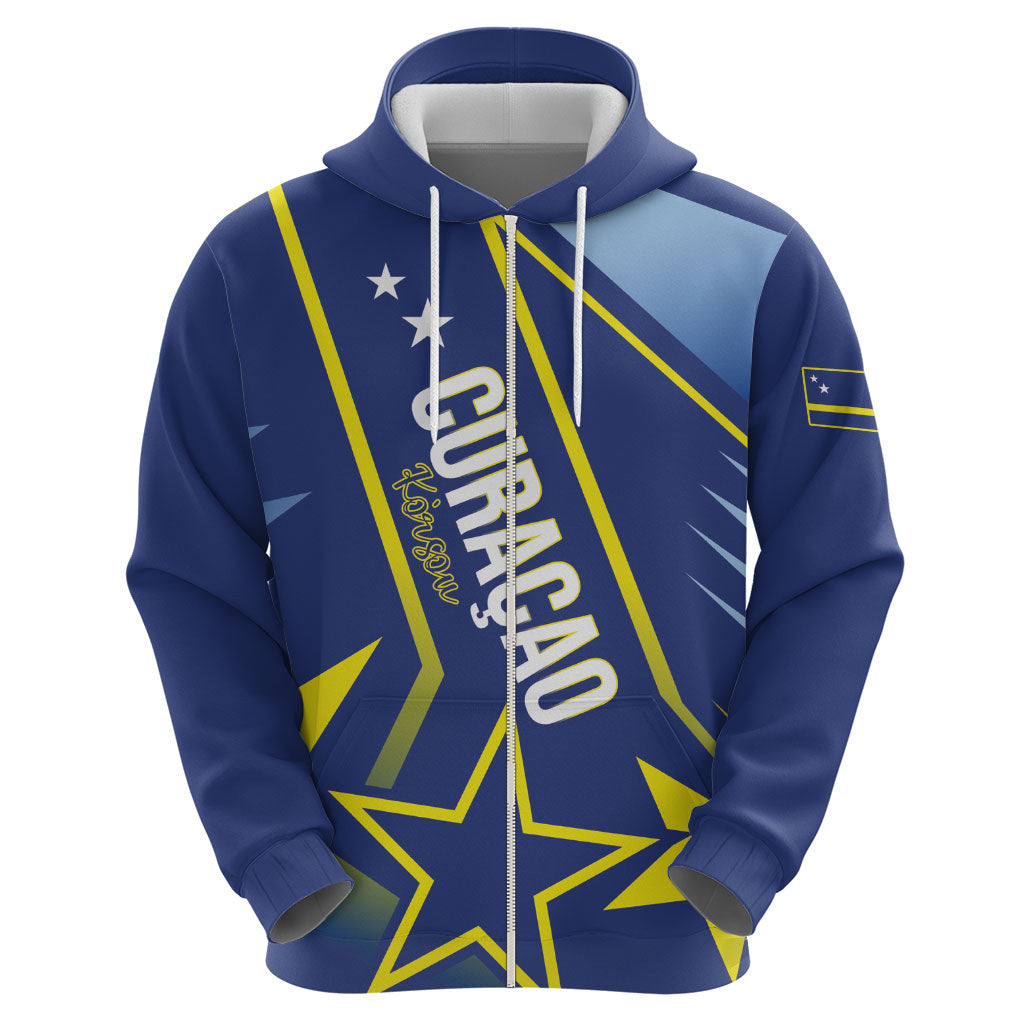 Personalized Country of Curacao Hoodie Proud of Our Flag
