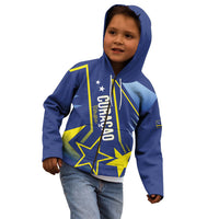 Personalized Country of Curacao Kid Hoodie Proud of Our Flag