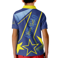 Personalized Country of Curacao Kid Polo Shirt Proud of Our Flag