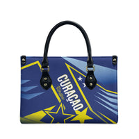 Country of Curacao Leather Bag Proud of Our Flag
