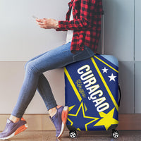 Country of Curacao Luggage Cover Proud of Our Flag