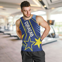 Personalized Country of Curacao Men Tank Top Proud of Our Flag