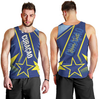 Personalized Country of Curacao Men Tank Top Proud of Our Flag