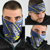 Country of Curacao Neck Gaiter Proud of Our Flag