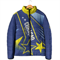 Personalized Country of Curacao Padded Jacket Proud of Our Flag