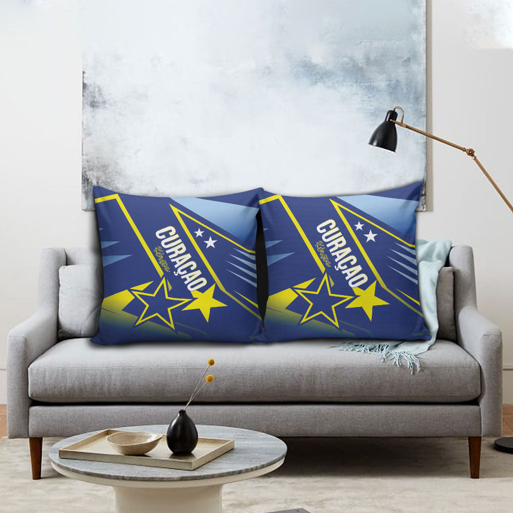 Country of Curacao Pillow Cover Proud of Our Flag