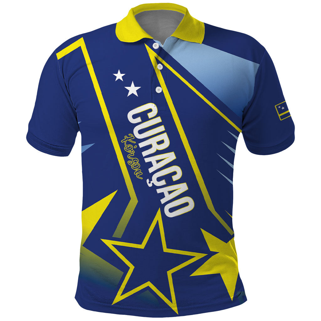 Personalized Country of Curacao Polo Shirt Proud of Our Flag