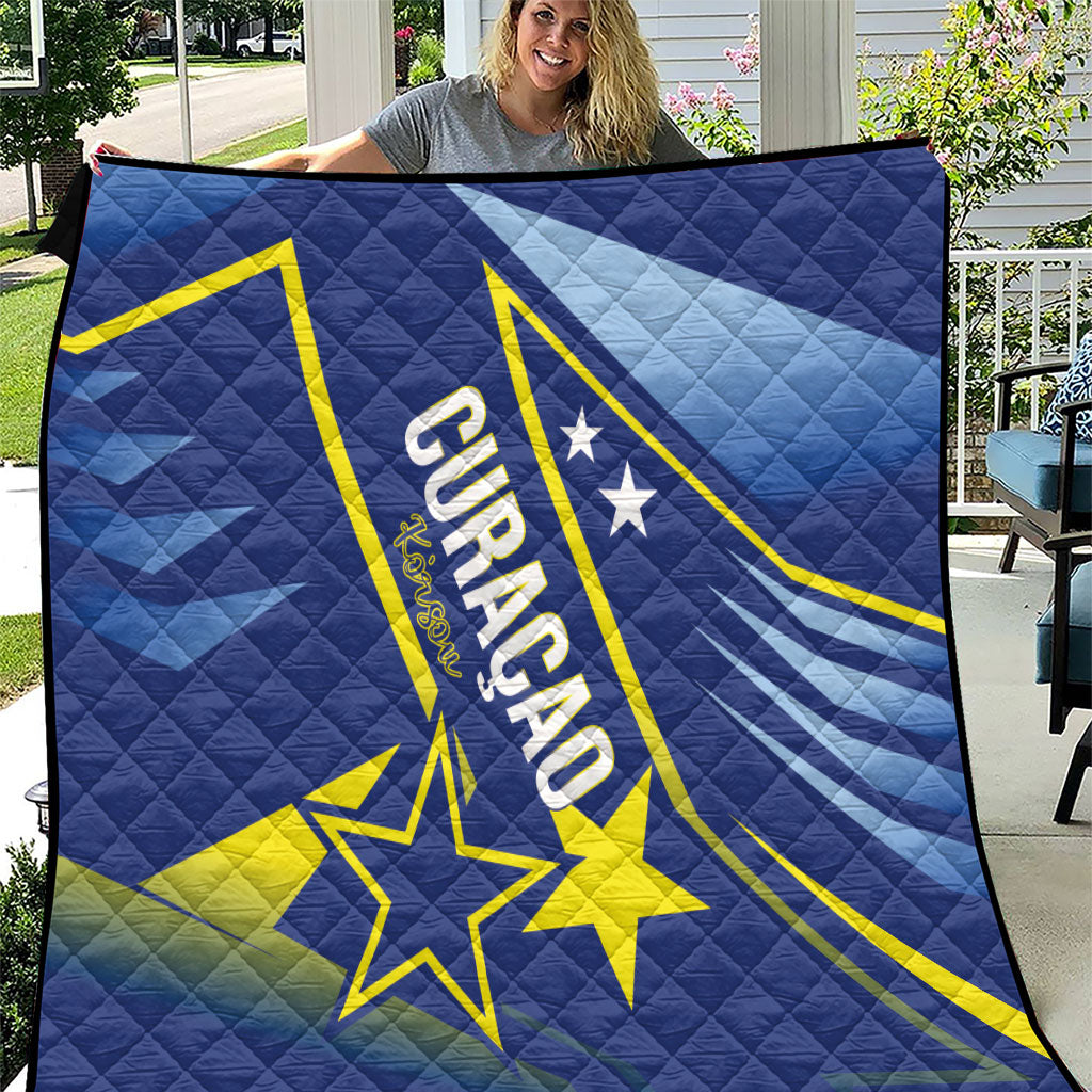 Country of Curacao Quilt Proud of Our Flag