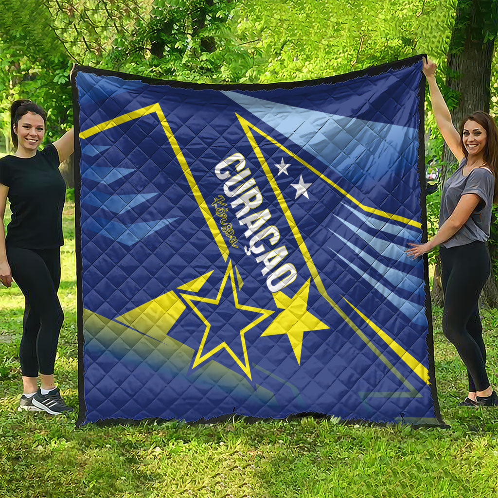 Country of Curacao Quilt Proud of Our Flag