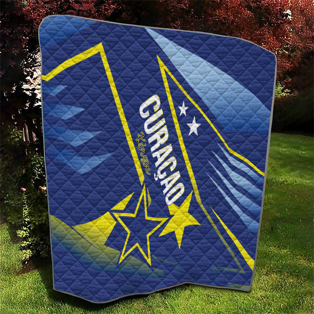 Country of Curacao Quilt Proud of Our Flag