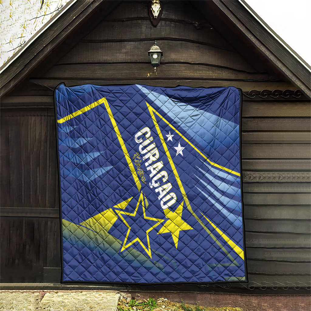 Country of Curacao Quilt Proud of Our Flag