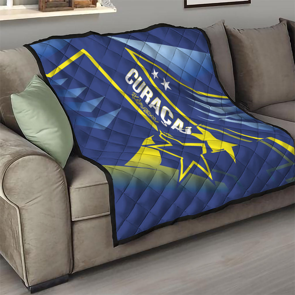 Country of Curacao Quilt Proud of Our Flag