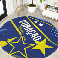 Country of Curacao Round Carpet Proud of Our Flag