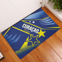 Country of Curacao Rubber Doormat Proud of Our Flag