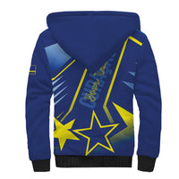 Personalized Country of Curacao Sherpa Hoodie Proud of Our Flag