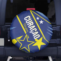 Country of Curacao Spare Tire Cover Proud of Our Flag