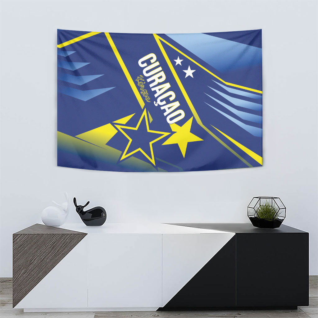 Country of Curacao Tapestry Proud of Our Flag