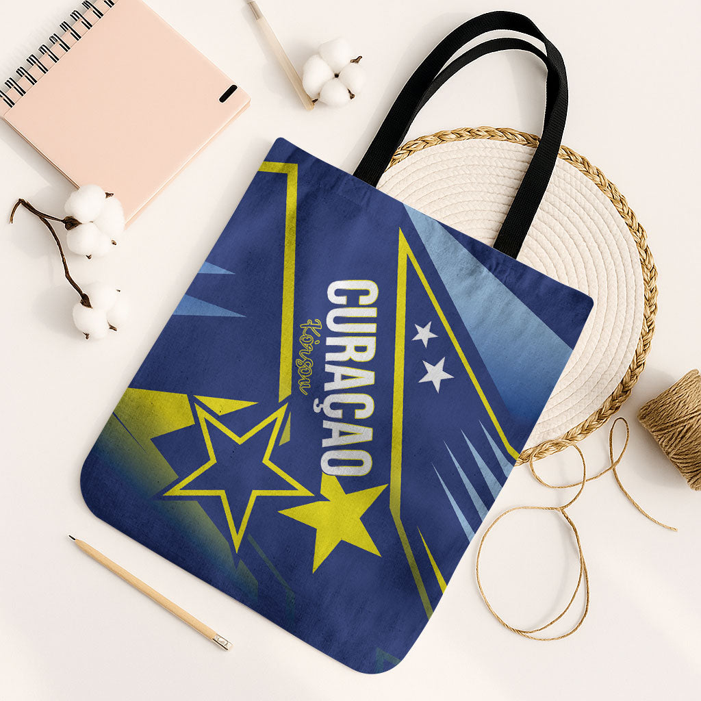 Country of Curacao Tote Bag Proud of Our Flag