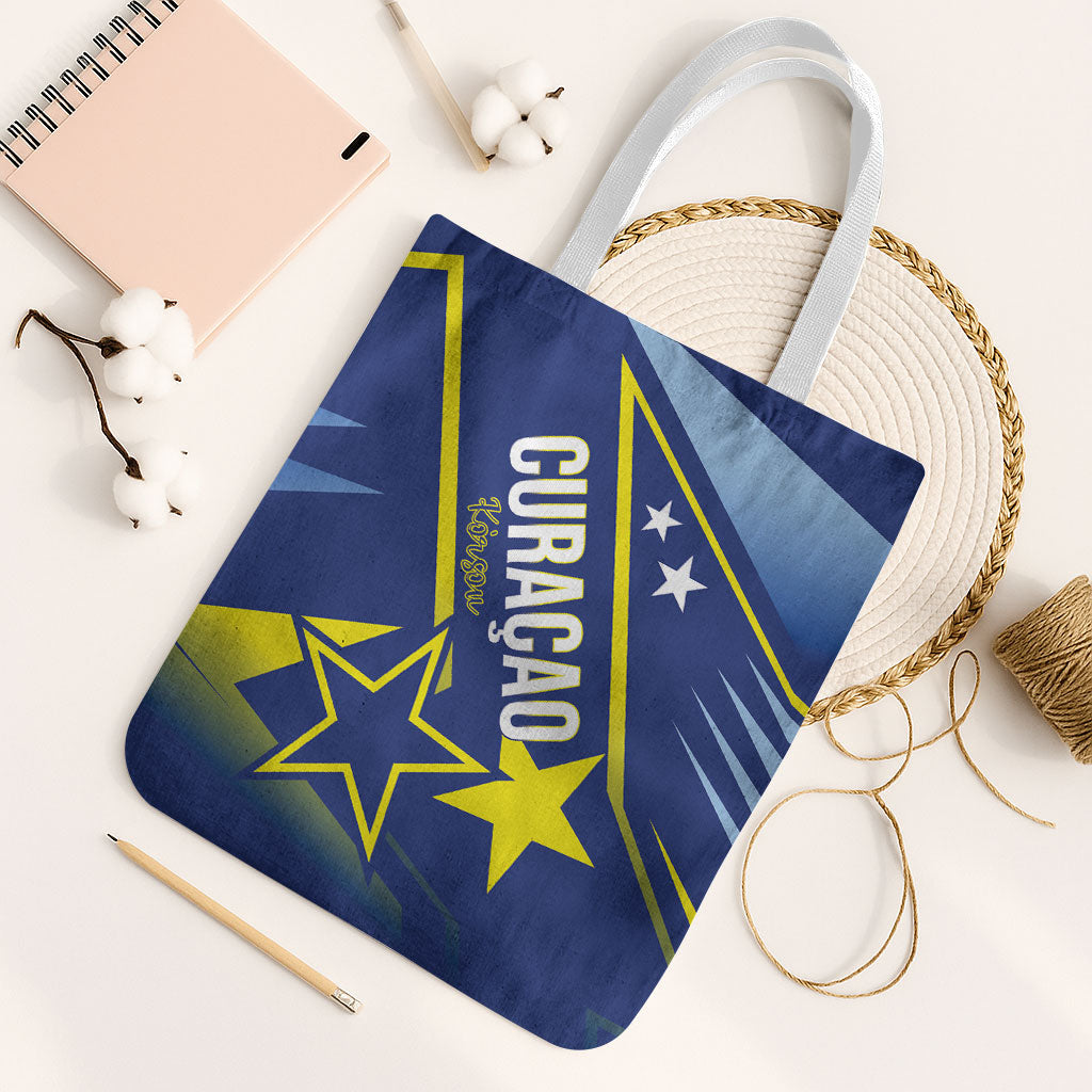 Country of Curacao Tote Bag Proud of Our Flag