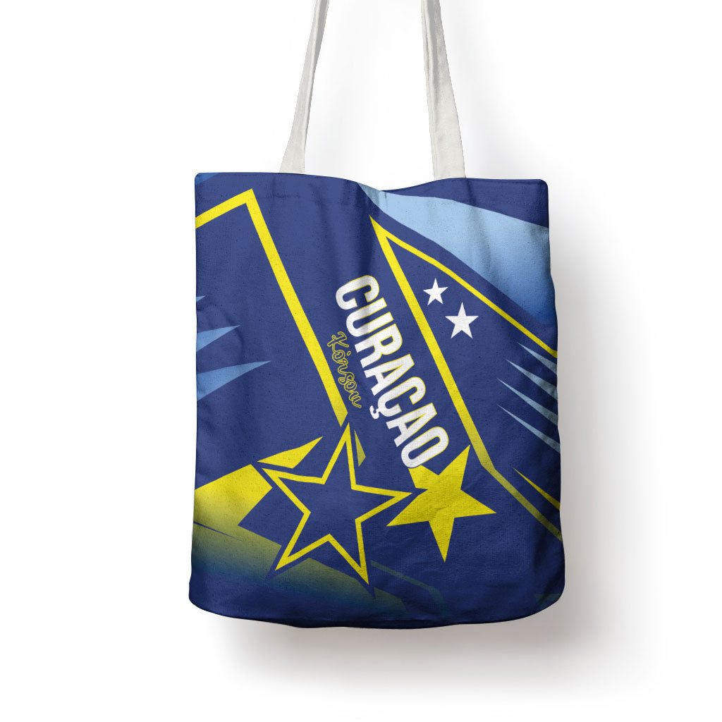 Country of Curacao Tote Bag Proud of Our Flag
