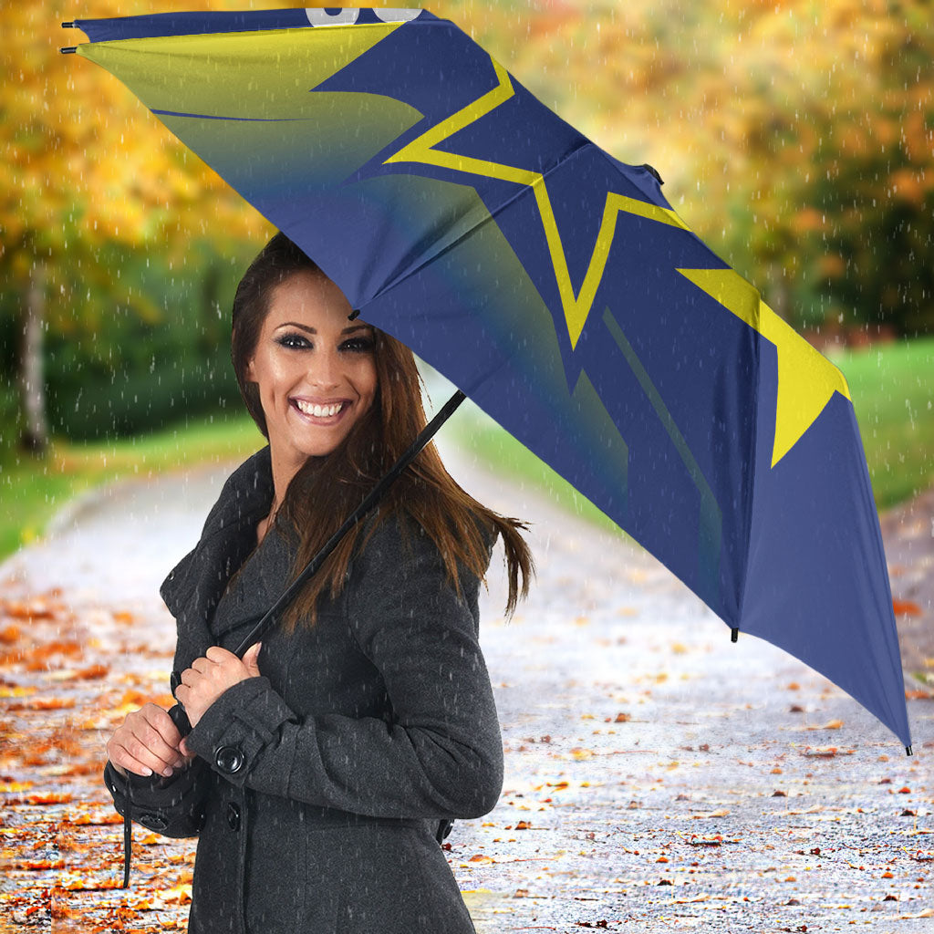 Country of Curacao Umbrella Proud of Our Flag