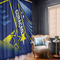 Country of Curacao Window Curtain Proud of Our Flag