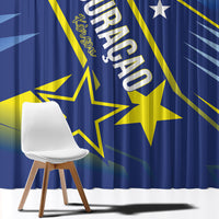 Country of Curacao Window Curtain Proud of Our Flag