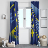 Country of Curacao Window Curtain Proud of Our Flag