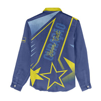 Personalized Country of Curacao Women Casual Shirt Proud of Our Flag