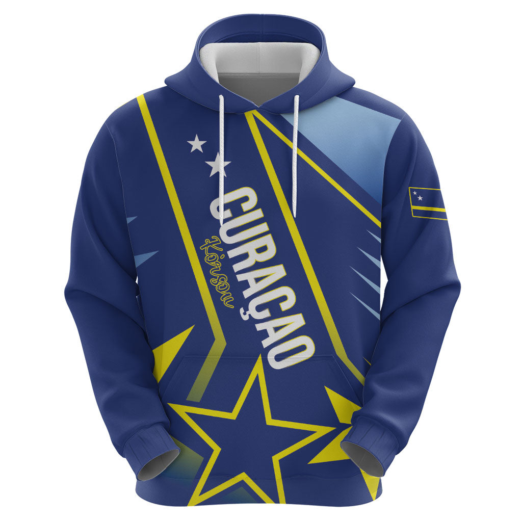 Personalized Country of Curacao Zip Hoodie Proud of Our Flag